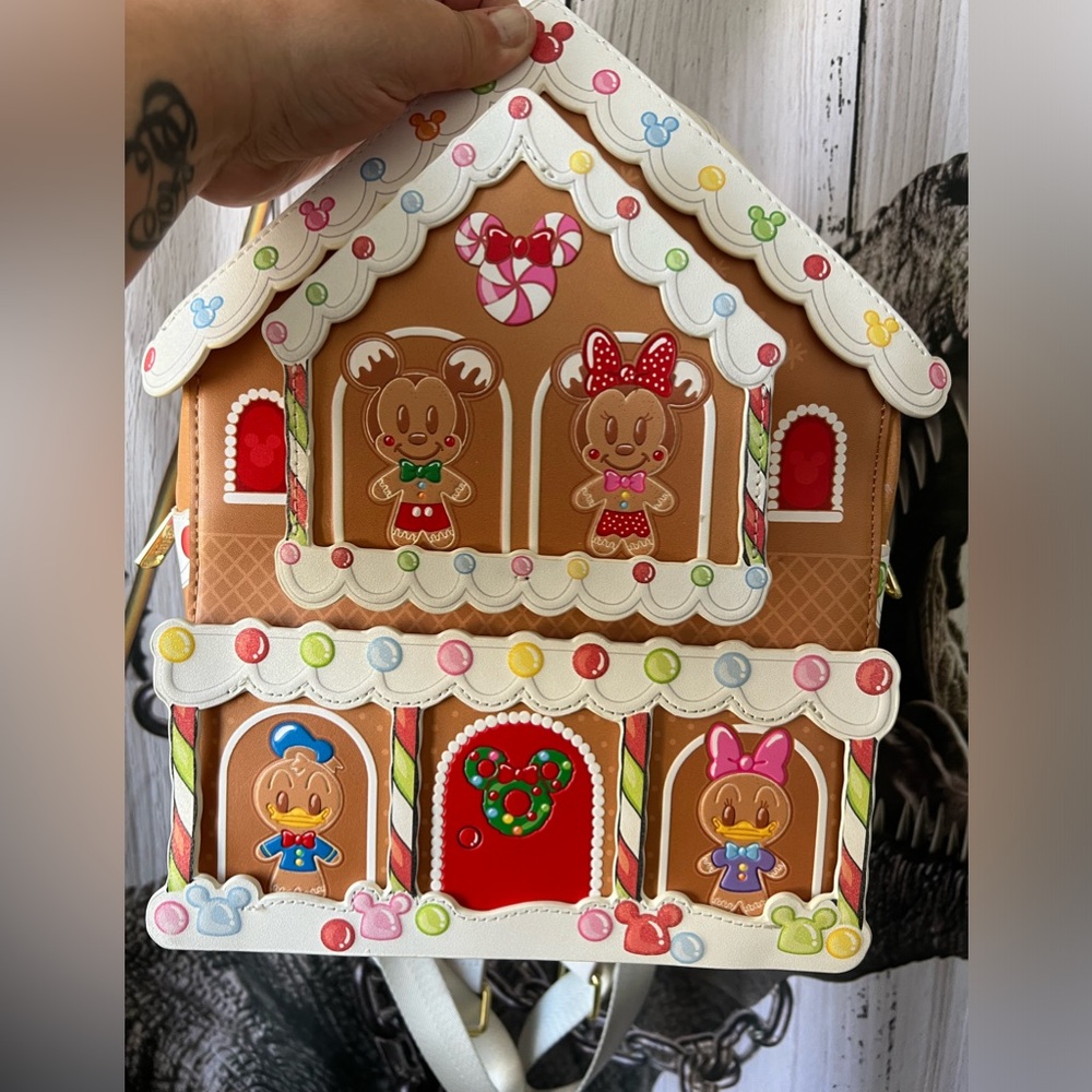Disney Gingerbread Loungefly Backpack